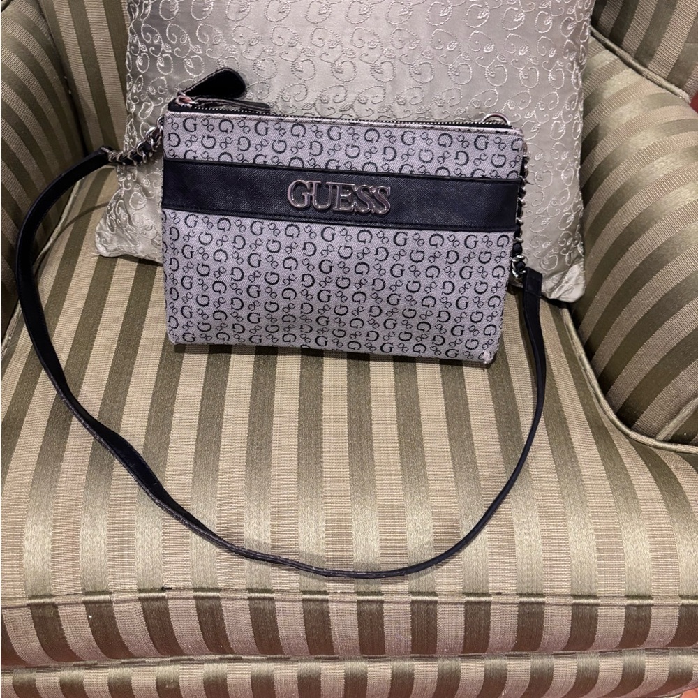 GUESS Y2K Vintage‎ Grey  Crossbody Bag